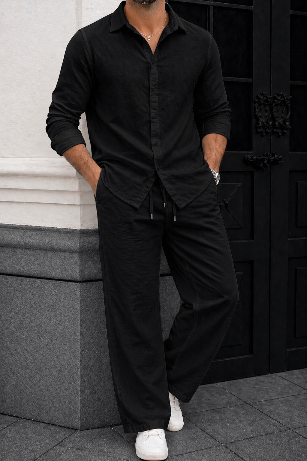 Avior Top & Bottom Set Of Linen, Luxury And Style