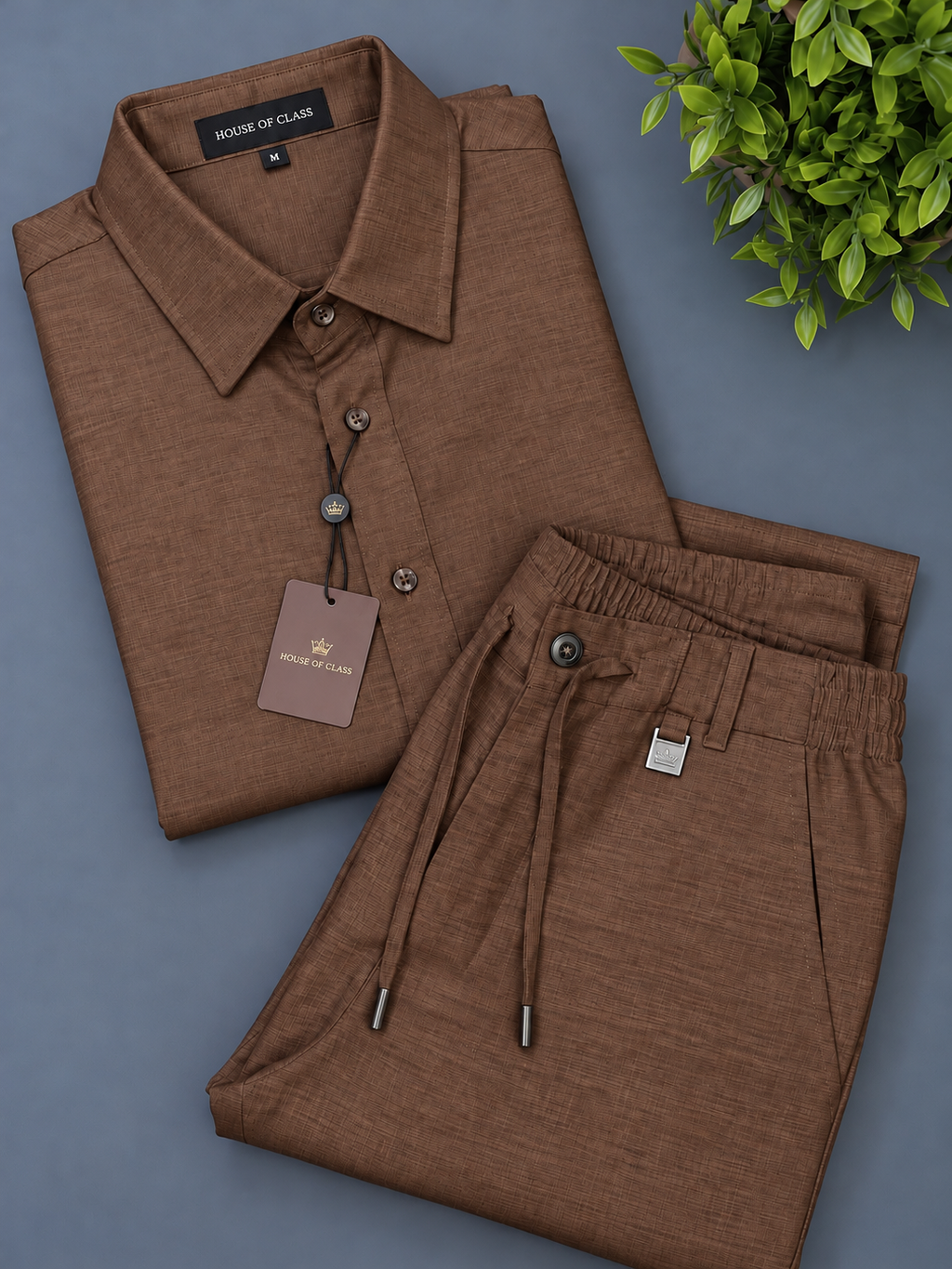 Noir Royale Top & Bottom Set Of Linen, Luxury And Style