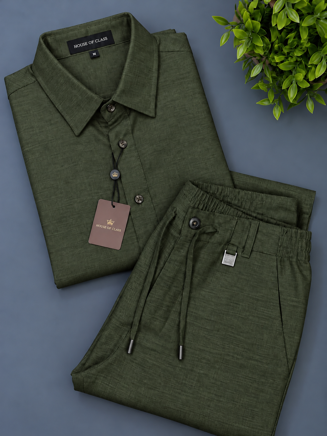 Noir Royale Top & Bottom Set Of Linen, Luxury And Style