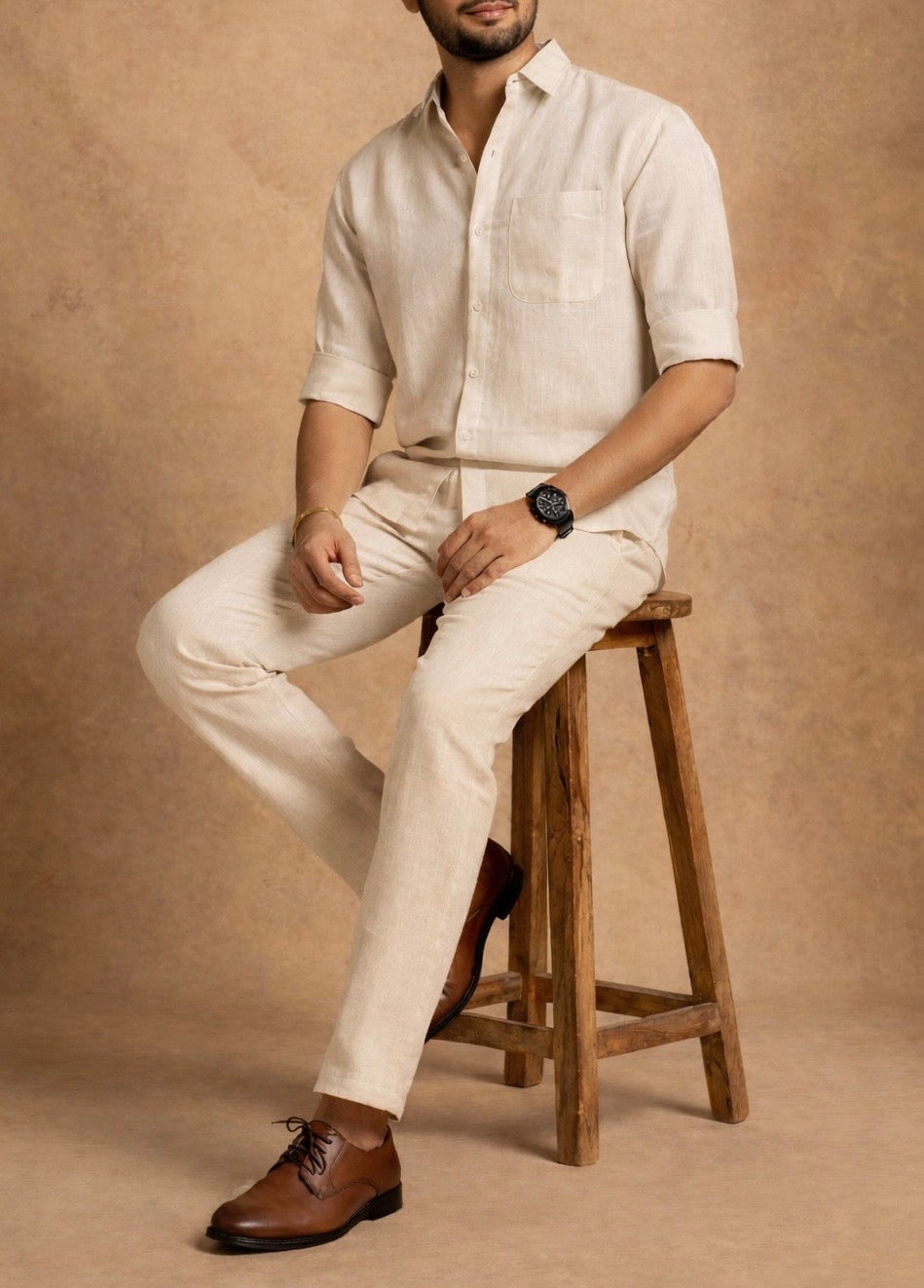 Hallmark Top & Bottom Set Of Linen, Luxury And Style