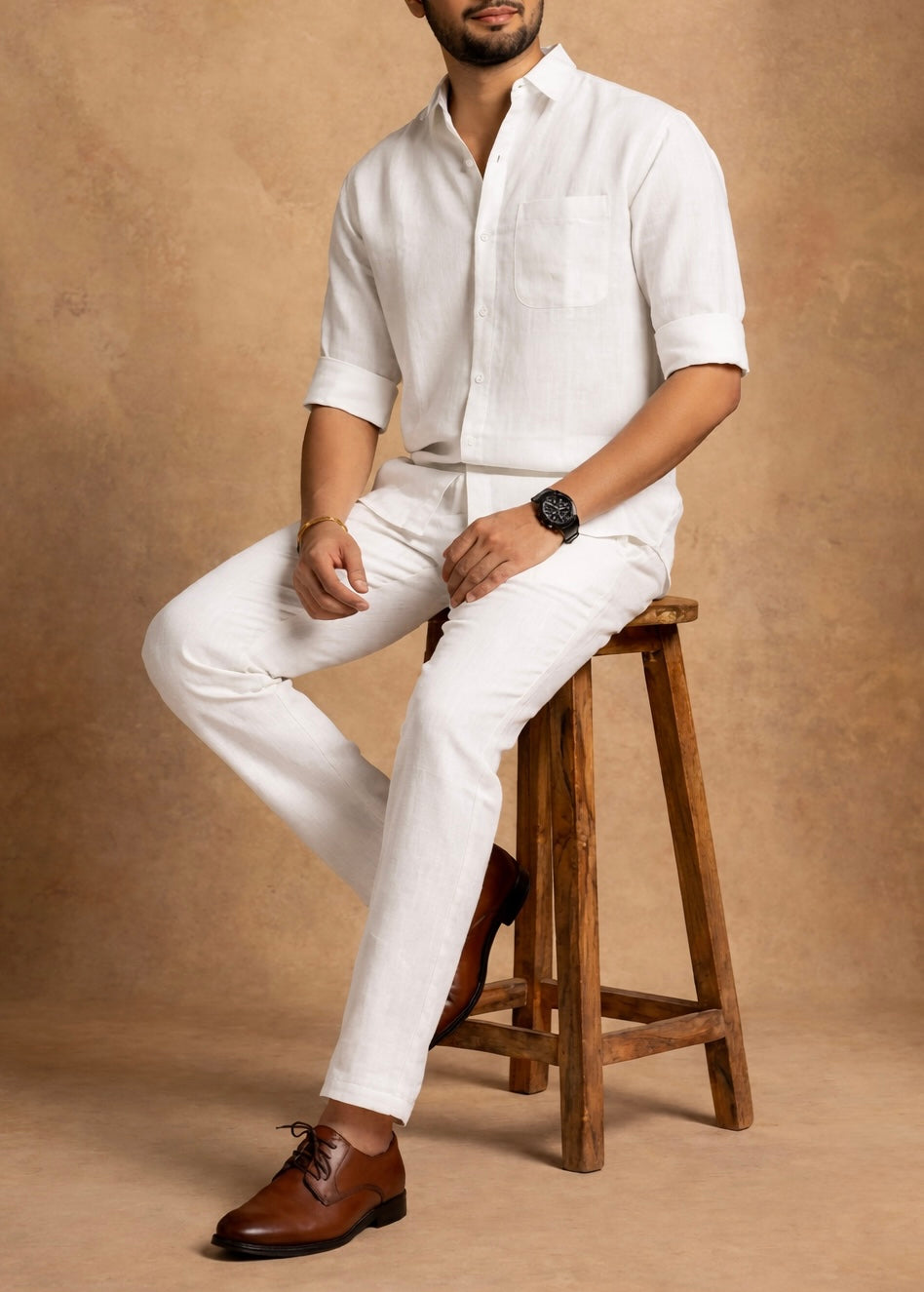 Hallmark Top & Bottom Set Of Linen, Luxury And Style