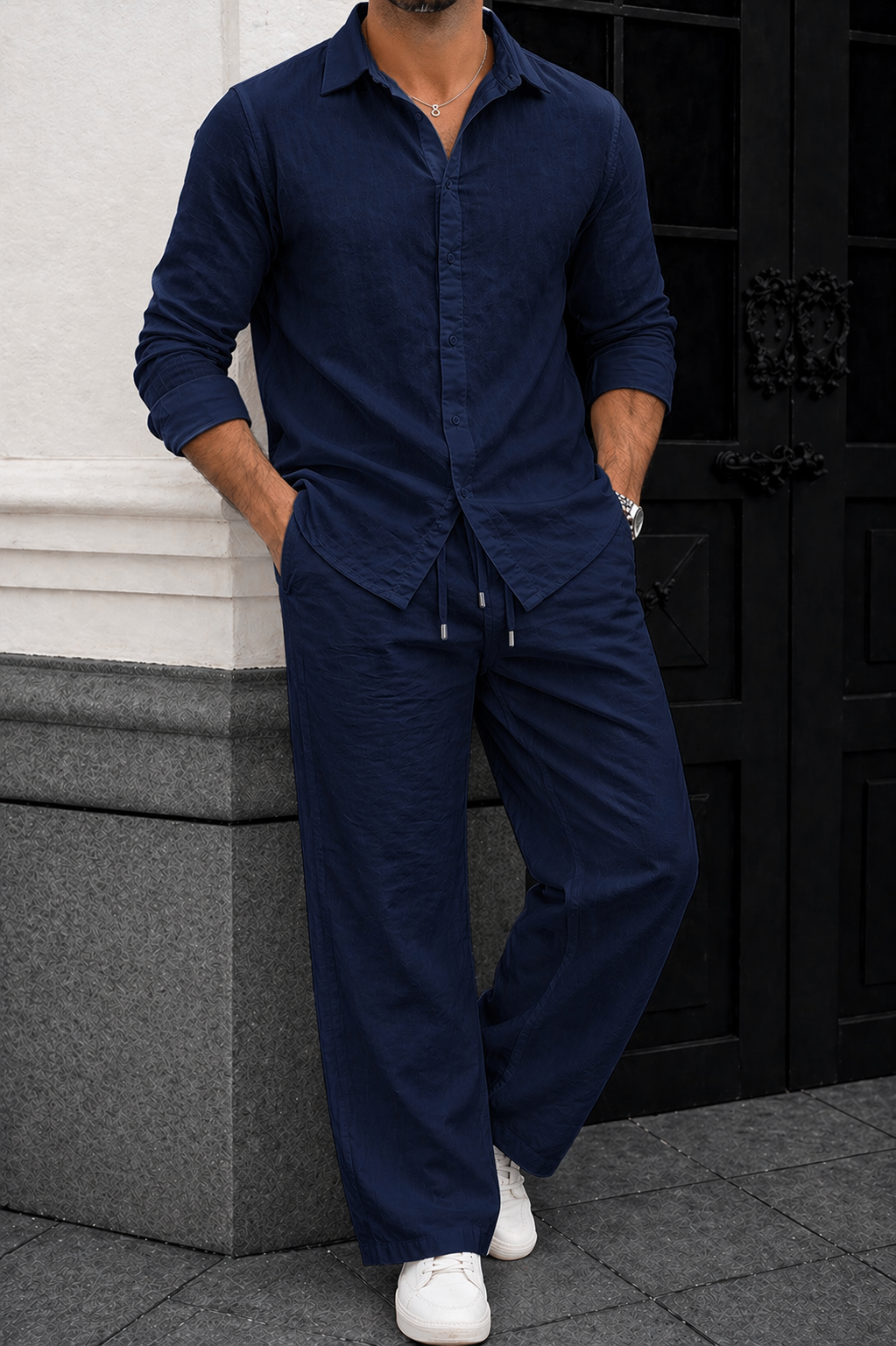 Avior Top & Bottom Set Of Linen, Luxury And Style