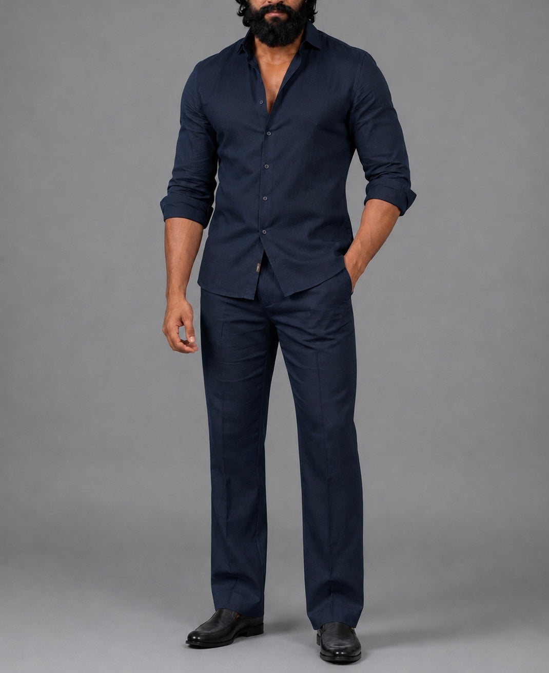 Solace Breeze Top & Bottom Set Of Linen, Luxury And Style