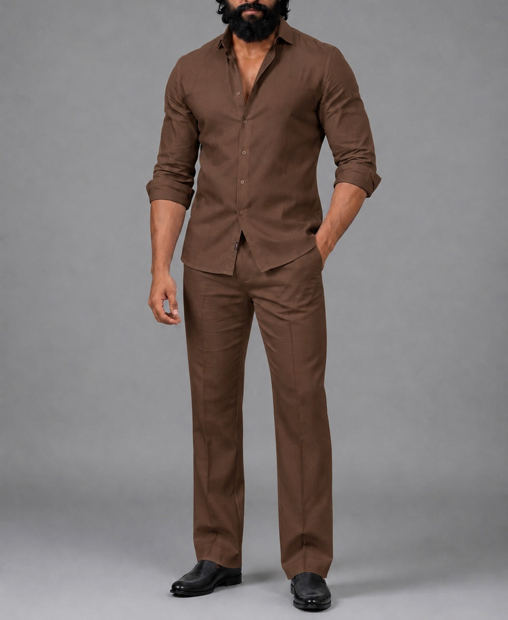 Solace Breeze Top & Bottom Set Of Linen, Luxury And Style