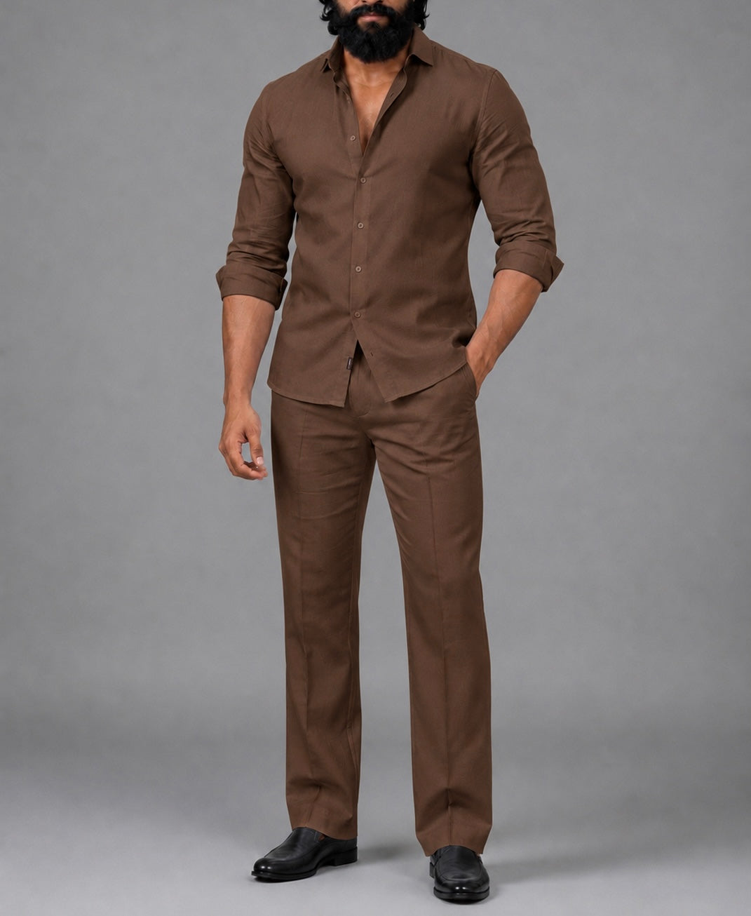 Solace Breeze Top & Bottom Set Of Linen, Luxury And Style