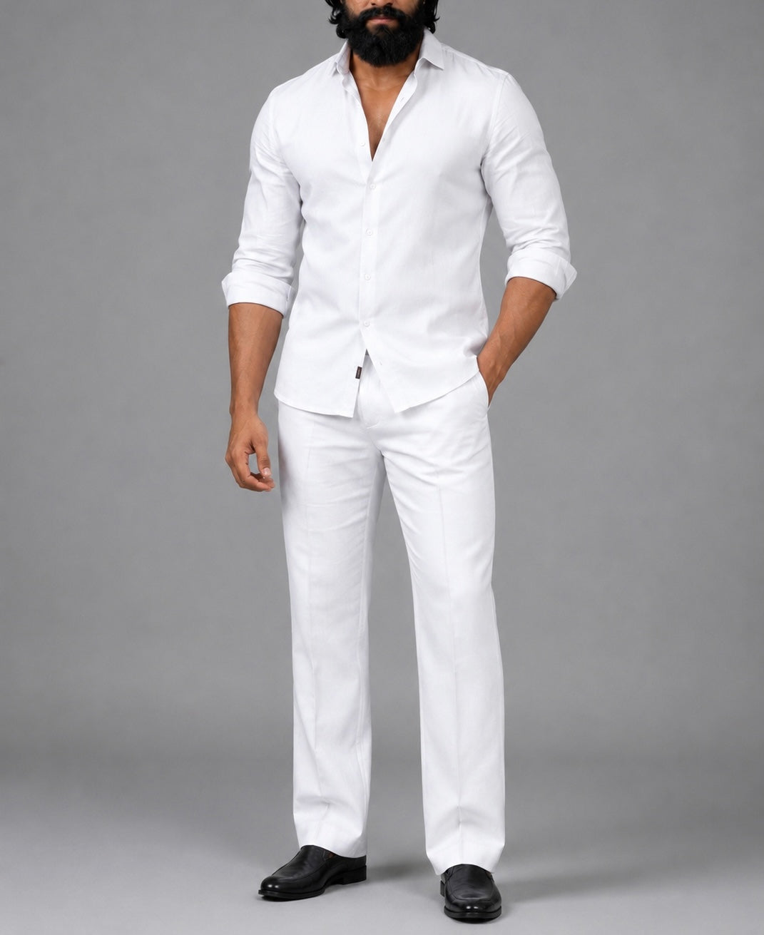 Solace Breeze Top & Bottom Set Of Linen, Luxury And Style