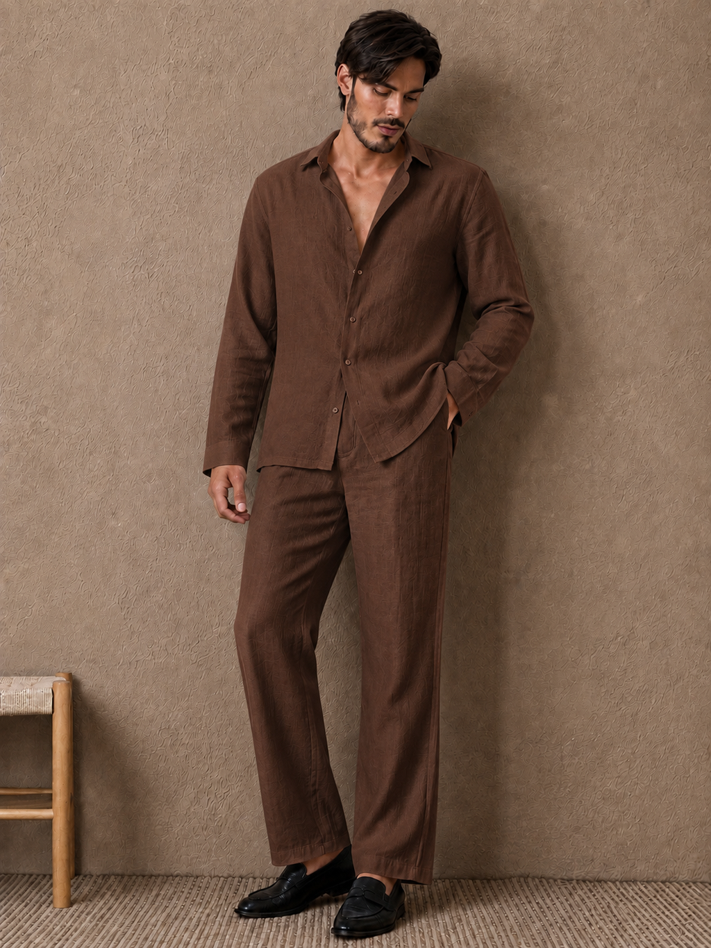 Ivory Breeze Top & Bottom Set Of Linen, Luxury And Style