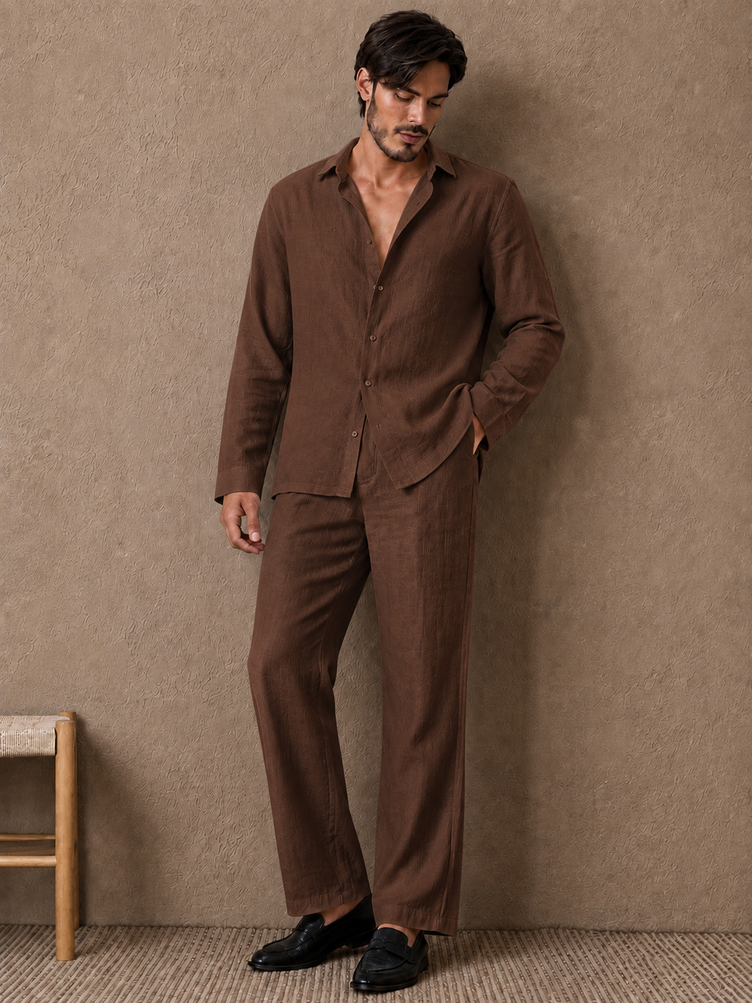 Ivory Breeze Top & Bottom Set Of Linen, Luxury And Style