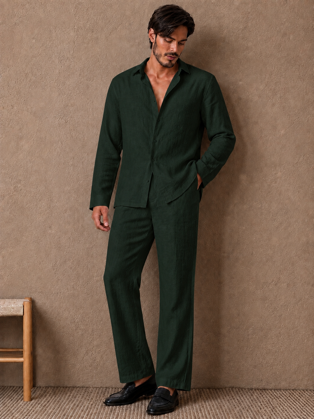 Ivory Breeze Top & Bottom Set Of Linen, Luxury And Style