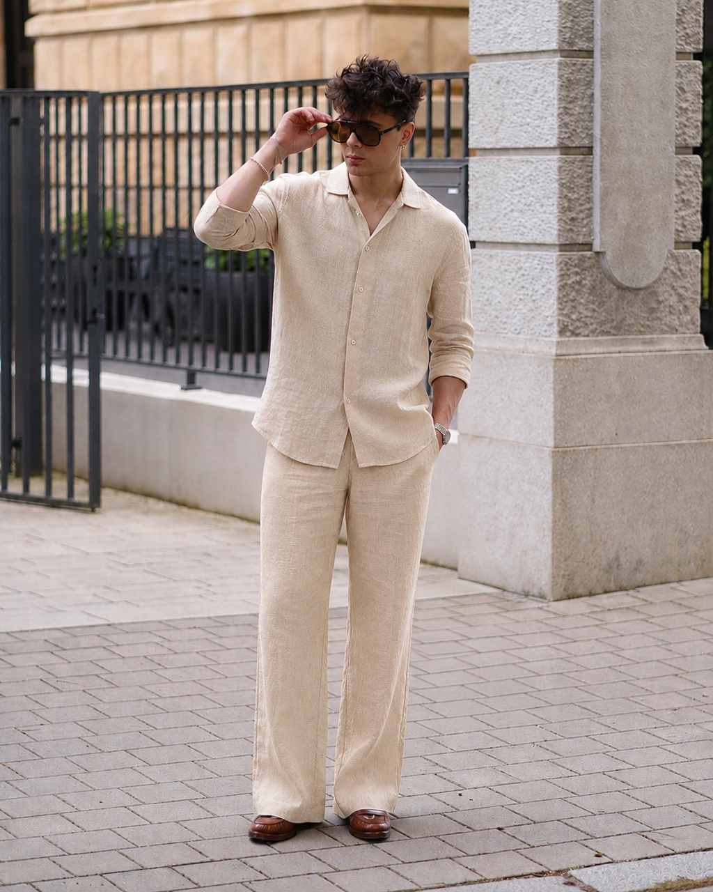 Premier Top & Bottom Set Of Linen, Luxury And Style