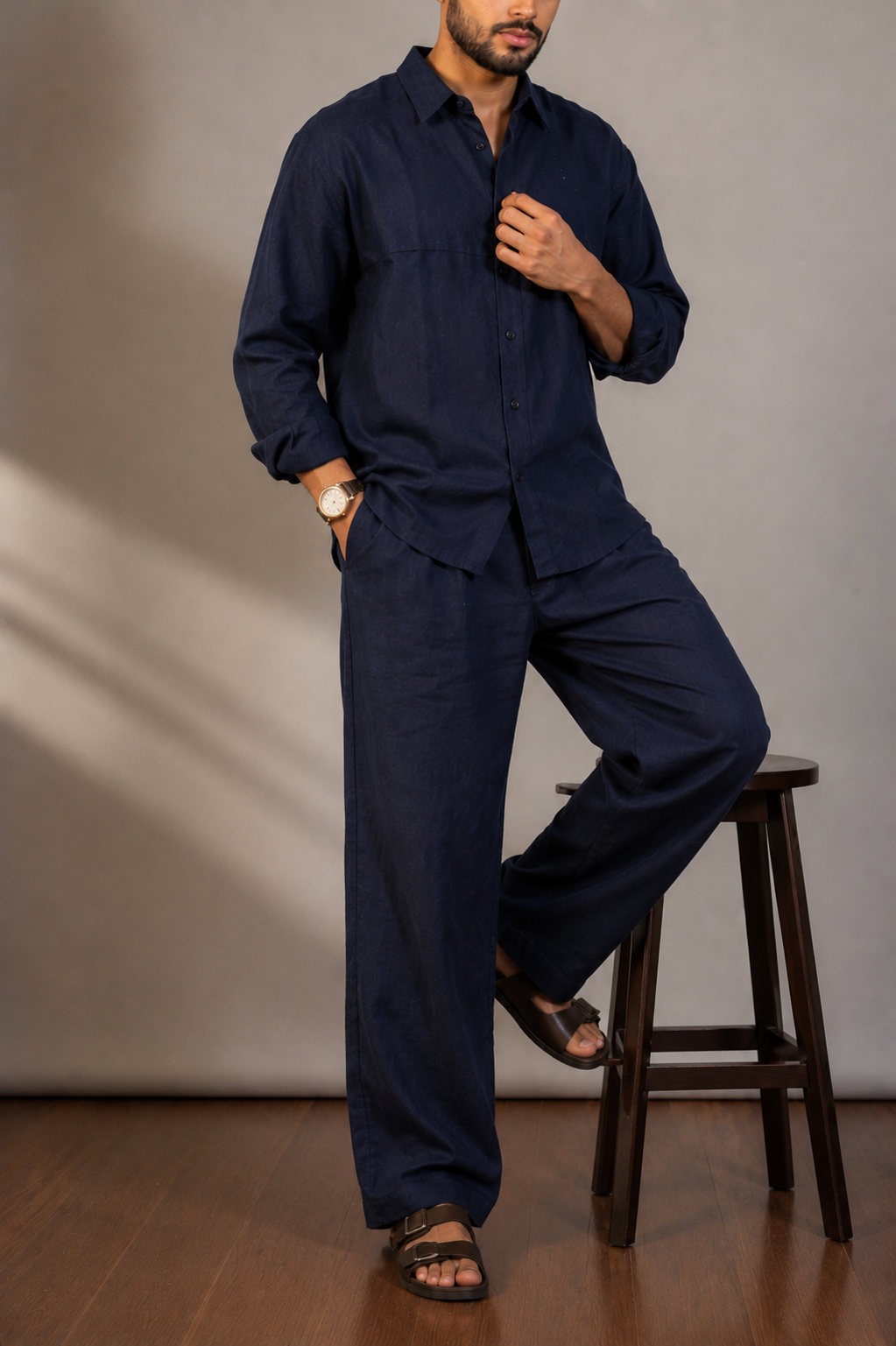 Amalfi Top & Bottom Set Of Linen, Luxury And Style