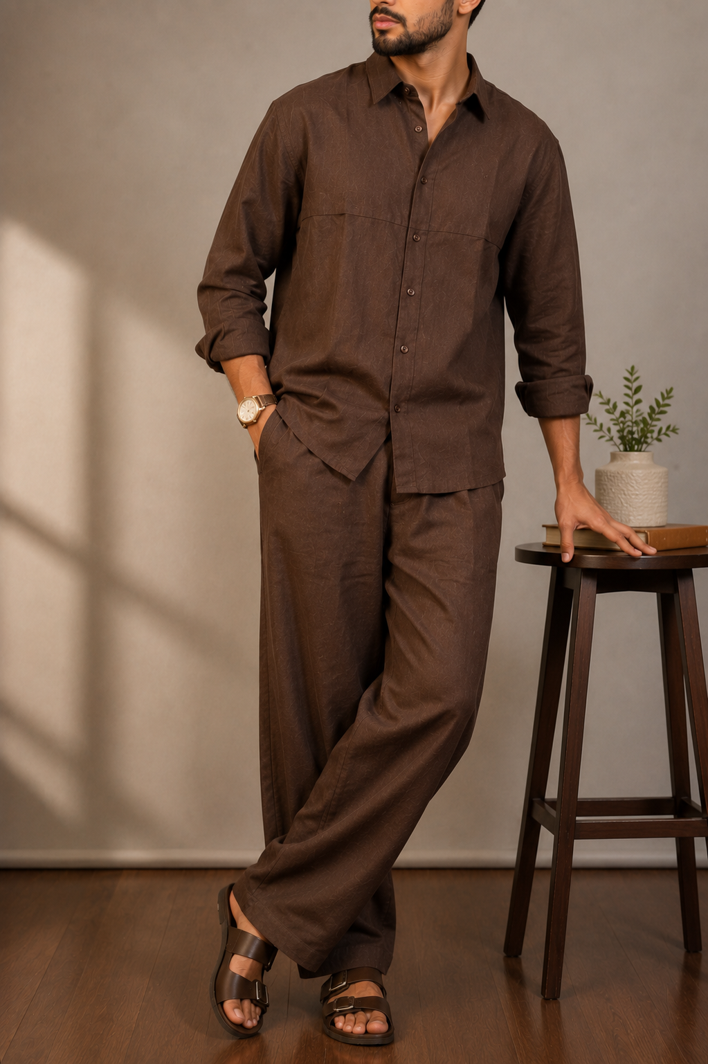 Amalfi Top & Bottom Set Of Linen, Luxury And Style