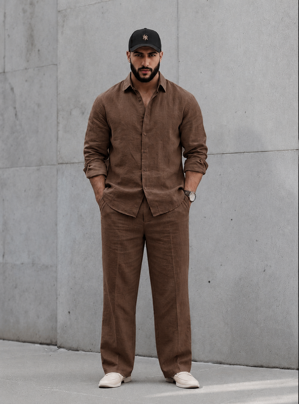Terra Top & Bottom Set Of Linen, Luxury And Style