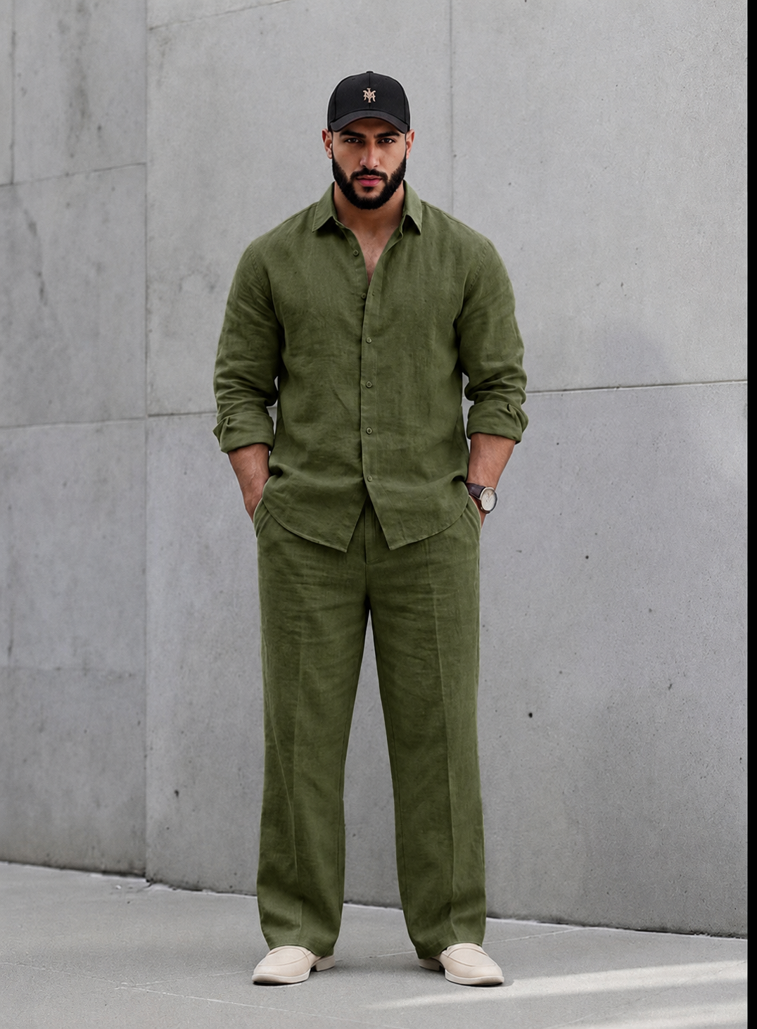 Terra Top & Bottom Set Of Linen, Luxury And Style