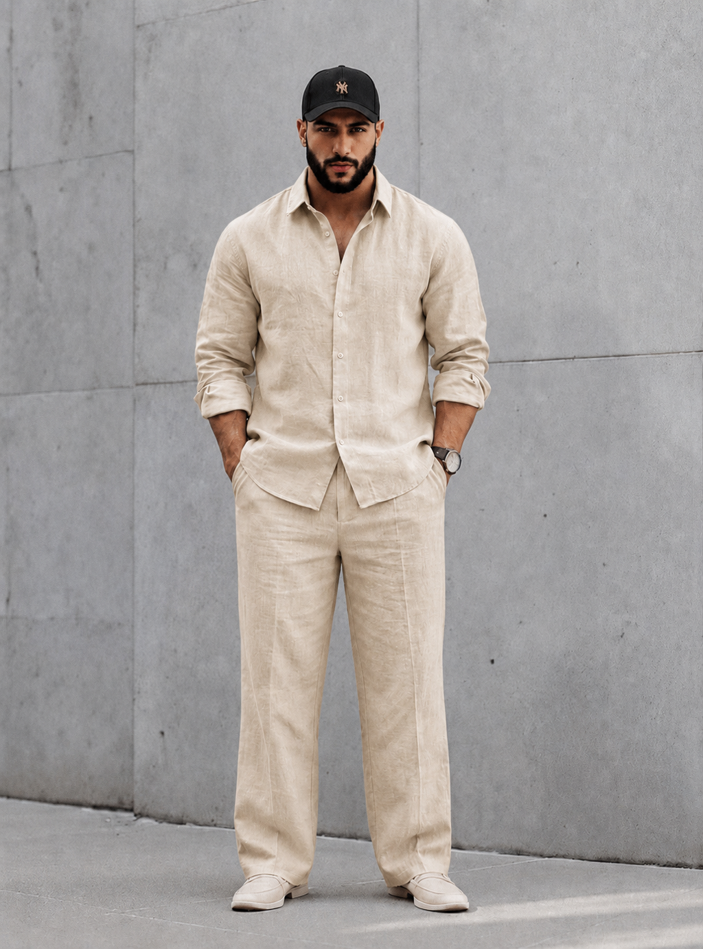Terra Top & Bottom Set Of Linen, Luxury And Style