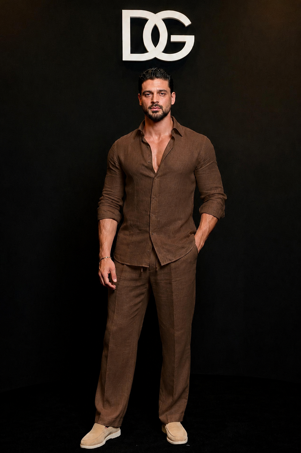 Amalfi Top & Bottom Set Of Linen, Luxury And Style