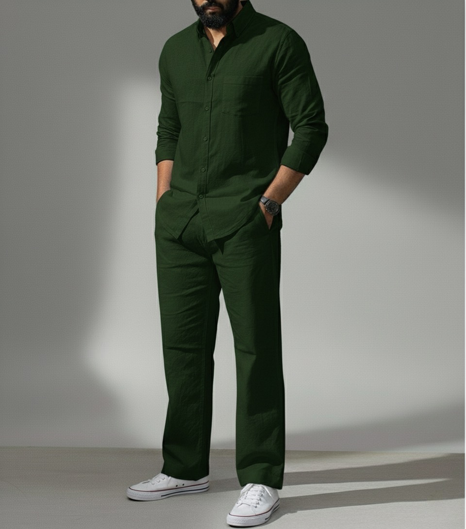 Essence Top & Bottom Set Of Linen, Luxury And Style