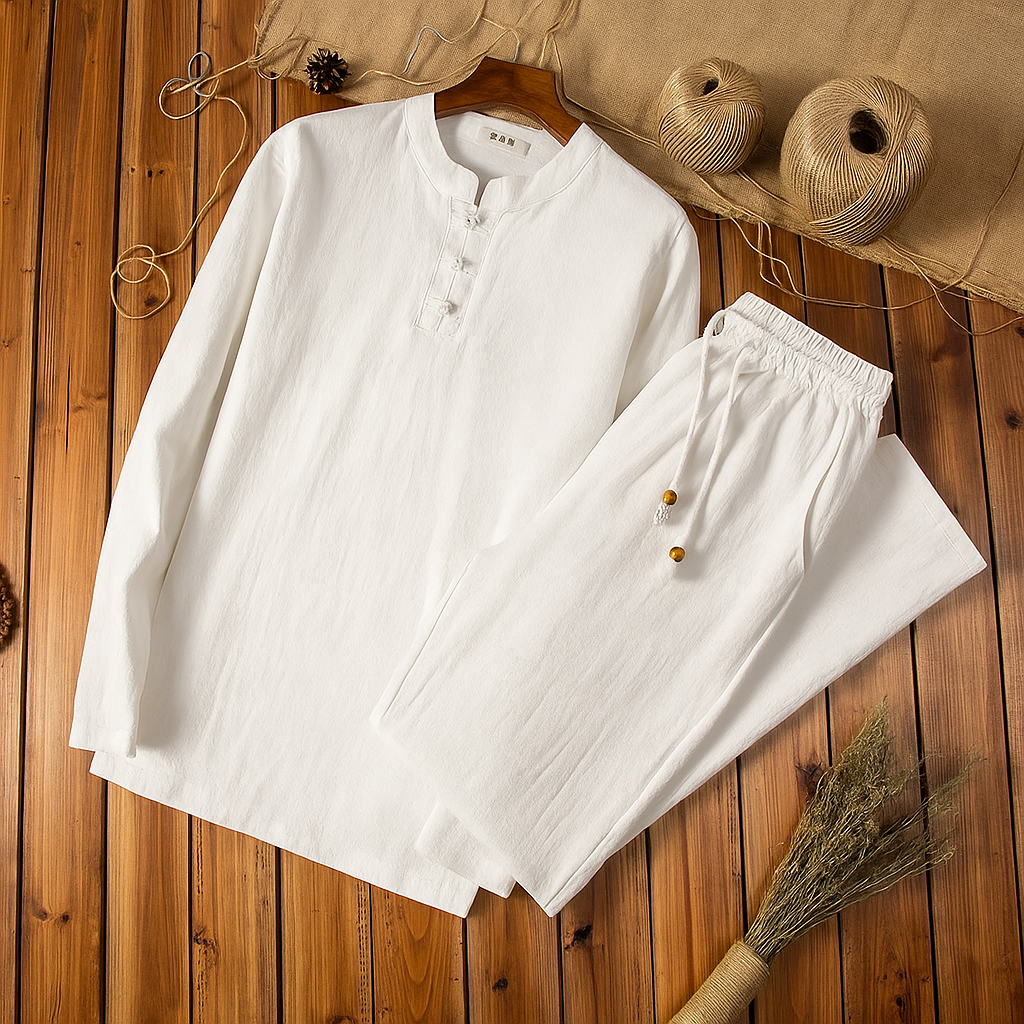 Royal Top & Bottom Set Of Linen, Luxury And Style