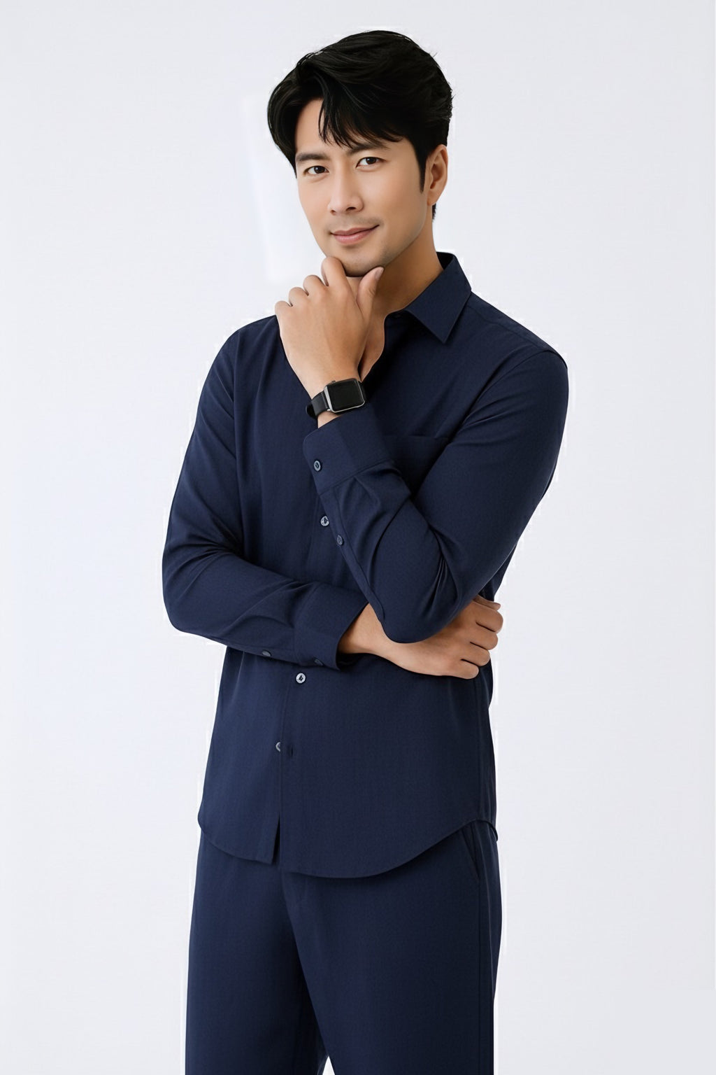 Refined Top & Bottom Set Of Linen, Luxury And Style