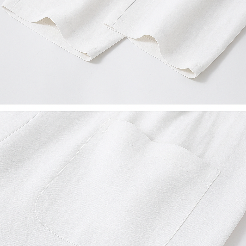 Noir Top & Bottom Set Of Linen, Luxury And Style