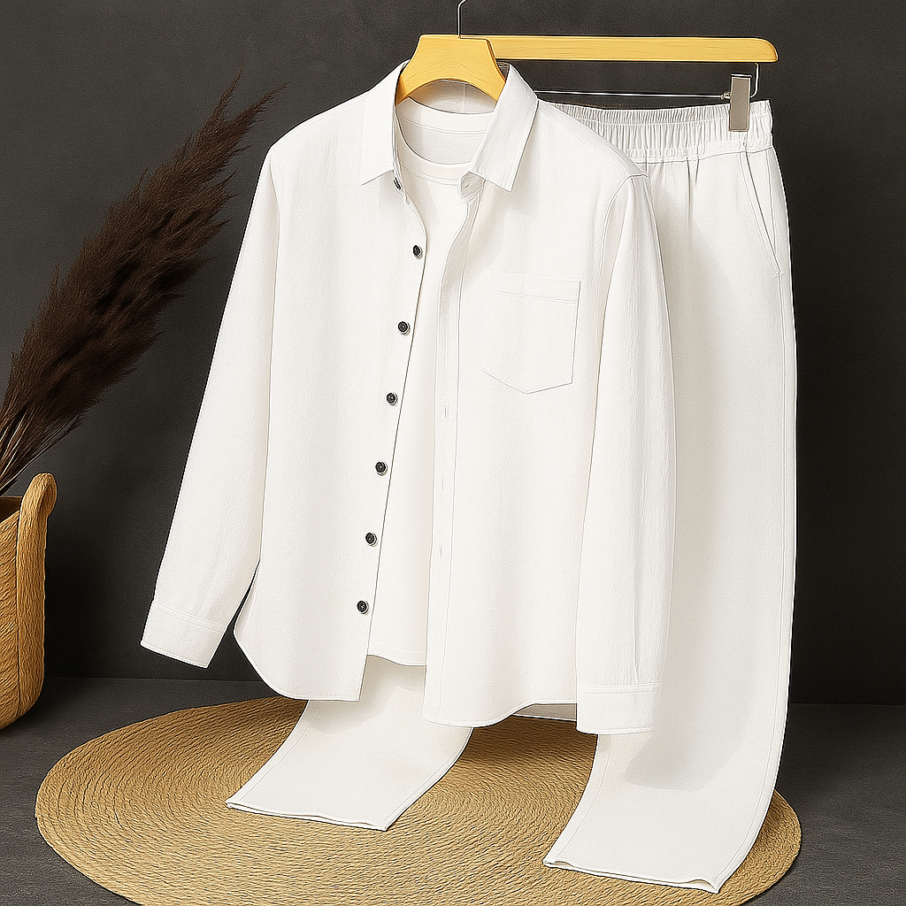 Noir Top & Bottom Set Of Linen, Luxury And Style