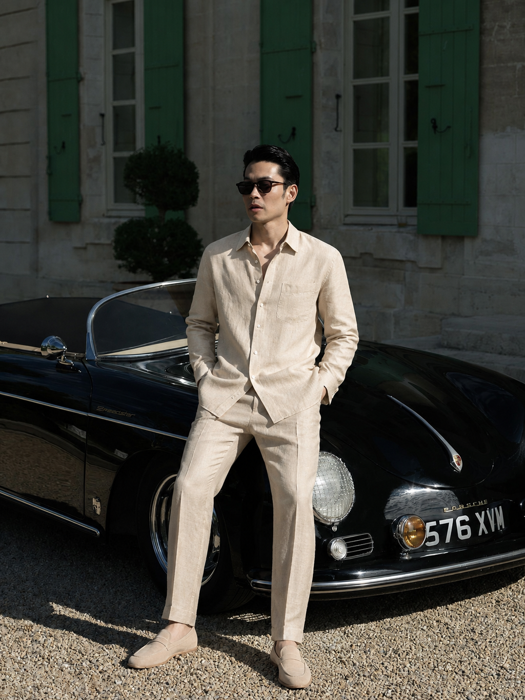 Fine-crafted Top & Bottom Set Of Linen, Luxury And Style
