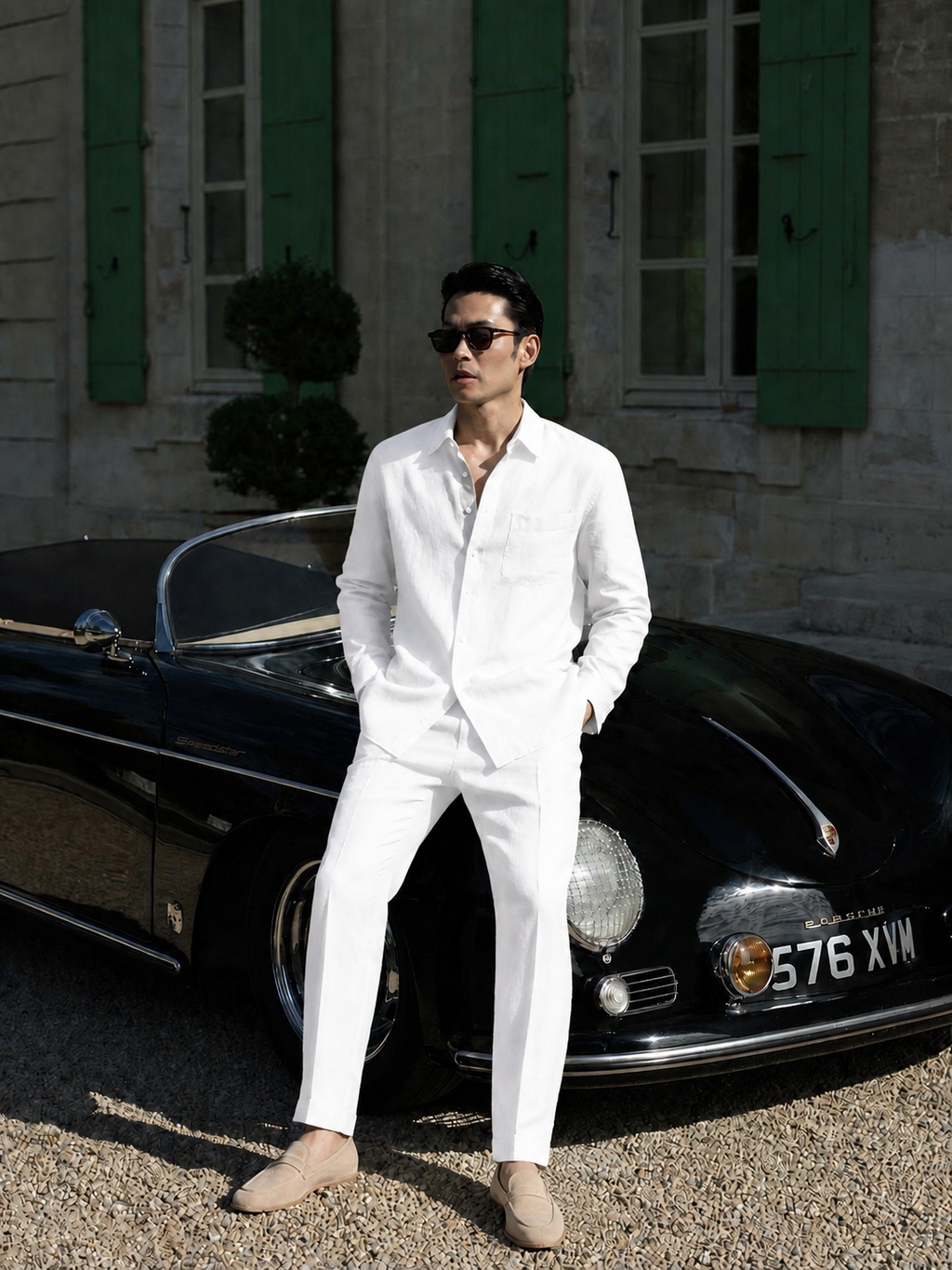 Fine-crafted Top & Bottom Set Of Linen, Luxury And Style