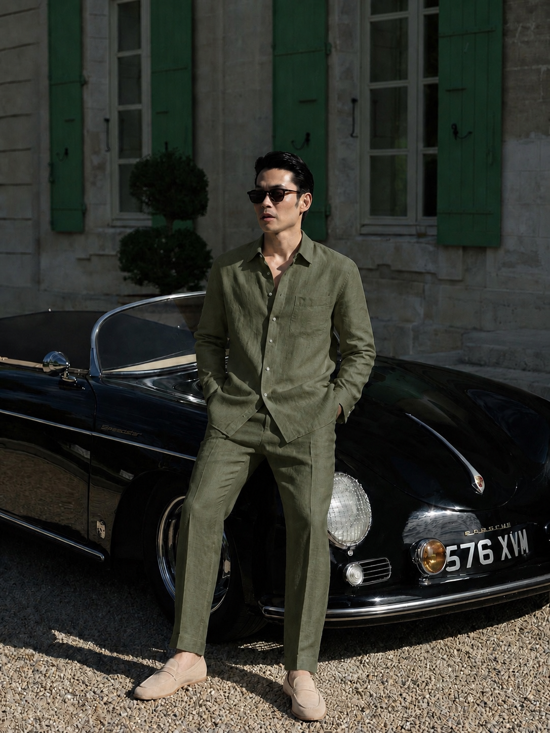Fine-crafted Top & Bottom Set Of Linen, Luxury And Style