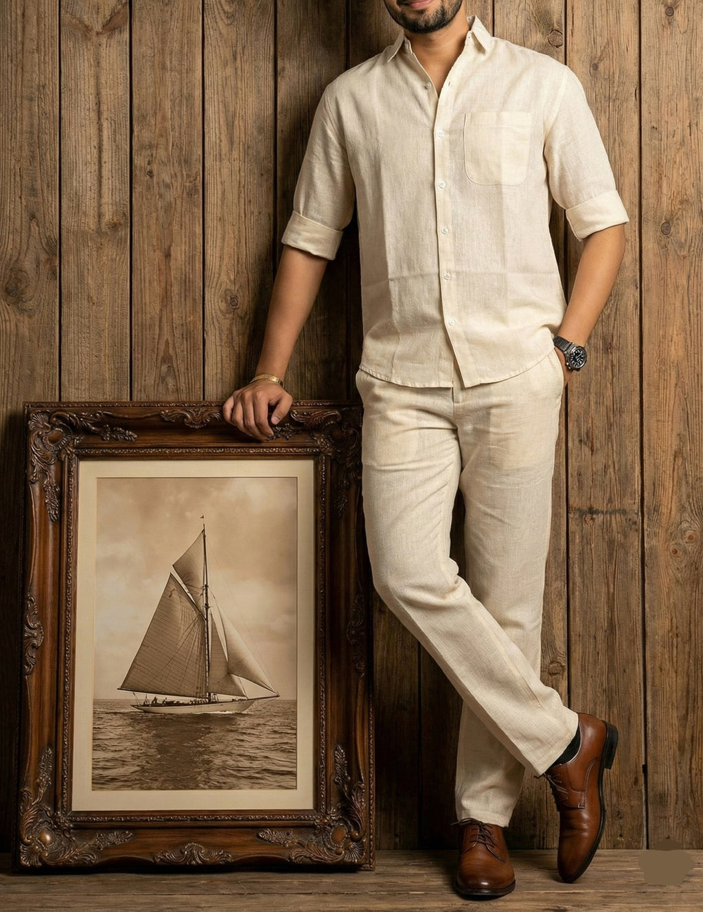 Sunweave Top & Bottom Set Of Linen, Luxury And Style