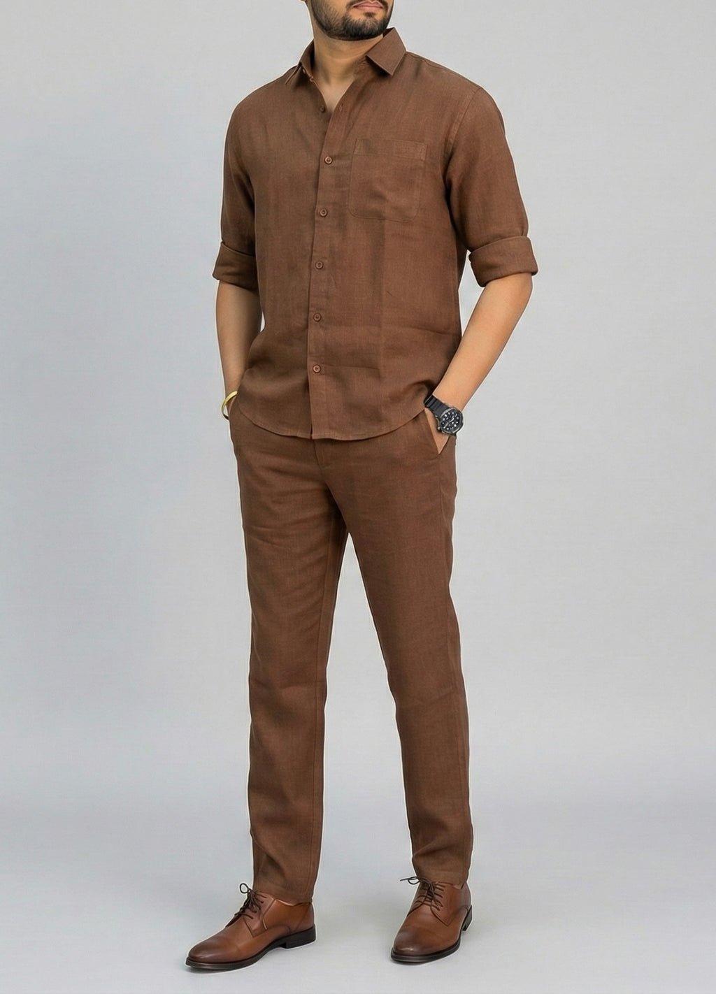 Luxe Top & Bottom Set Of Linen, Luxury And Style