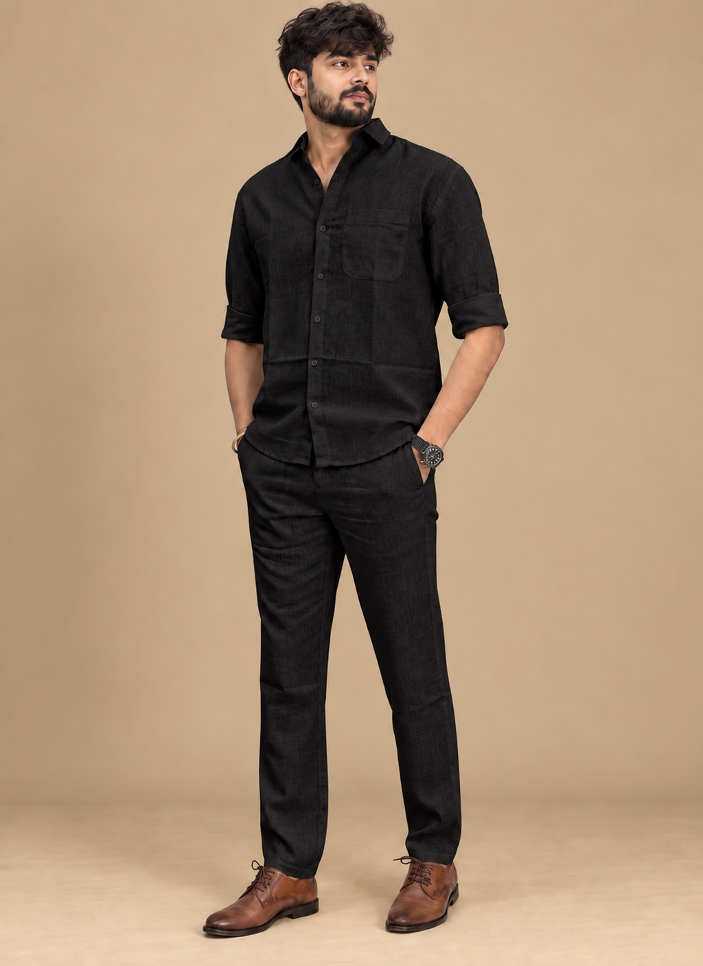 Linor Top & Bottom Set Of Linen, Luxury And Style