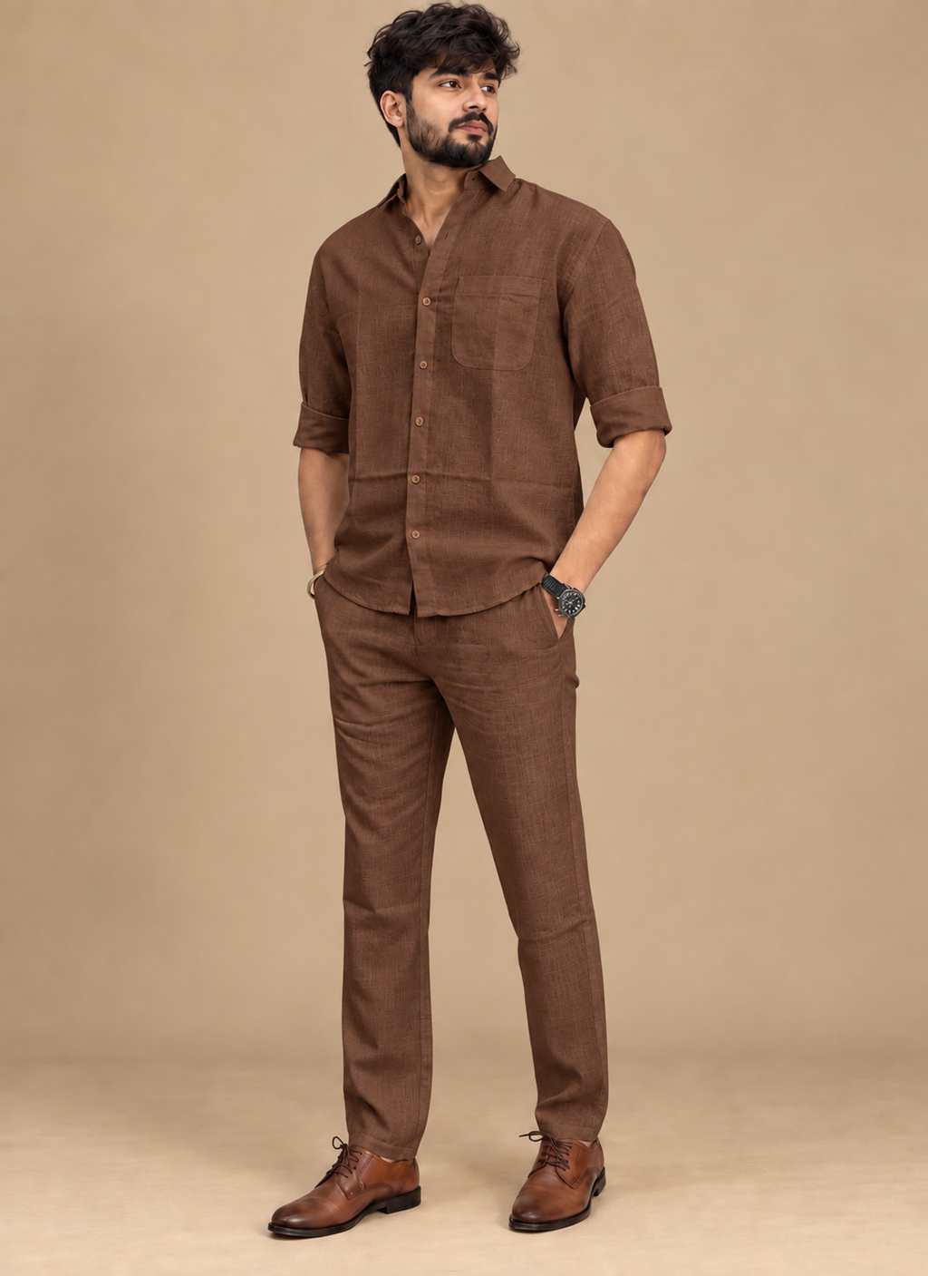 Linor Top & Bottom Set Of Linen, Luxury And Style