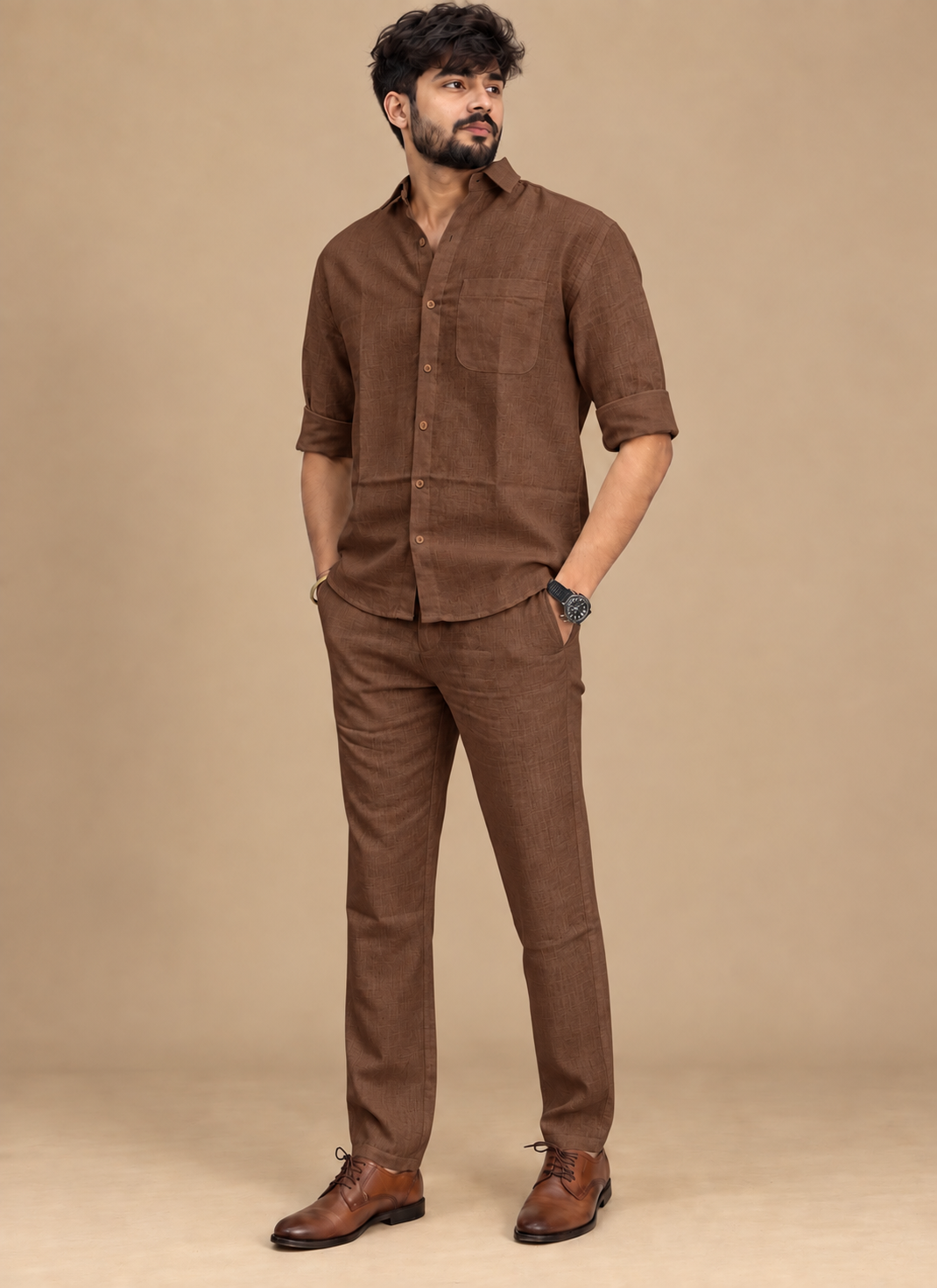Linor Top & Bottom Set Of Linen, Luxury And Style