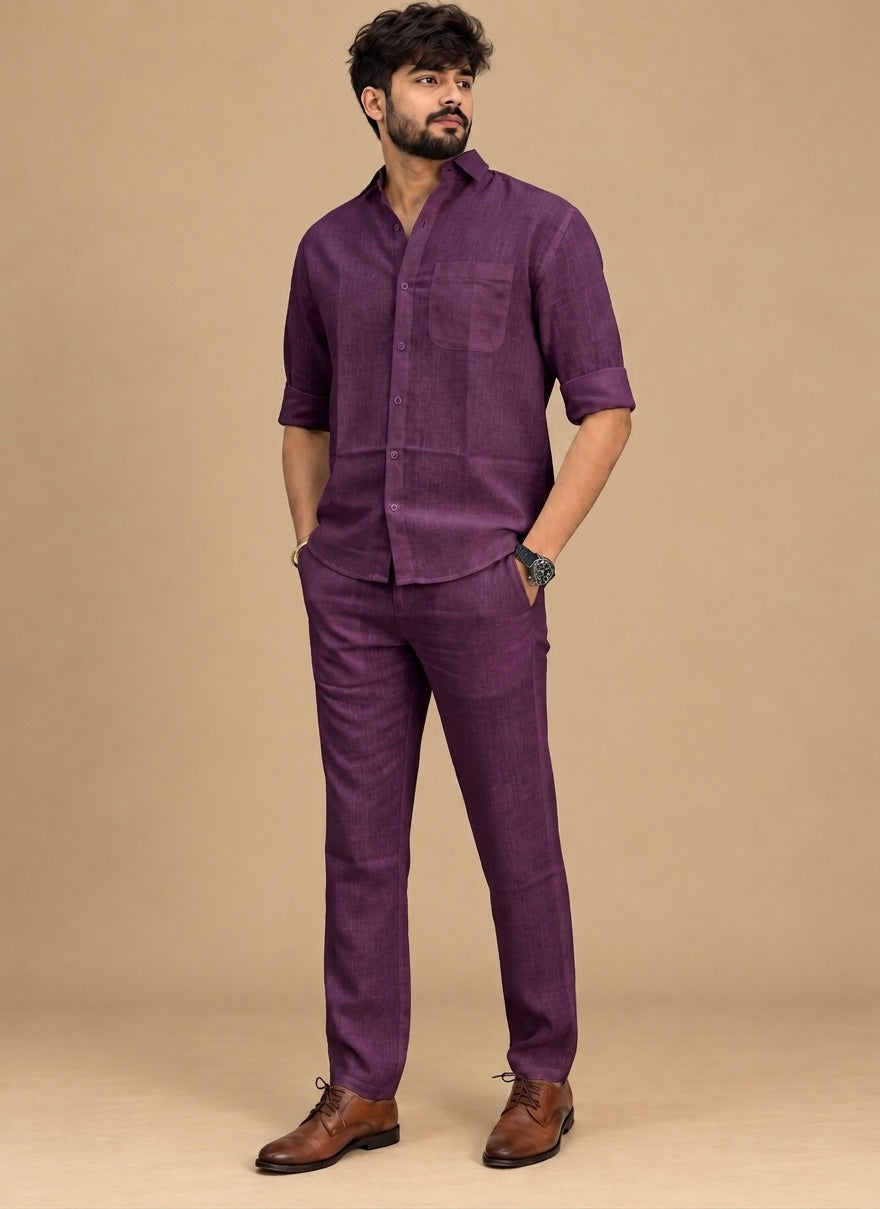 Linor Top & Bottom Set Of Linen, Luxury And Style