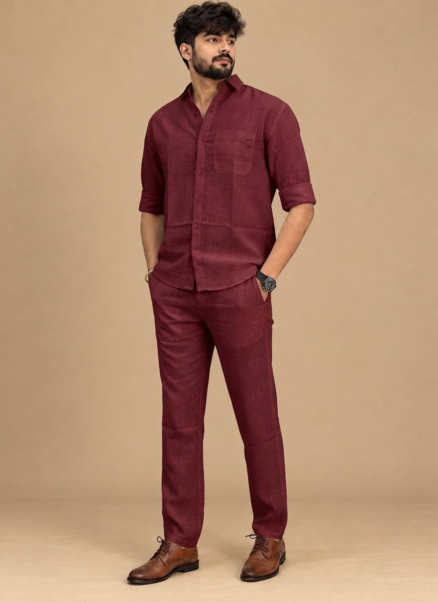 Linor Top & Bottom Set Of Linen, Luxury And Style