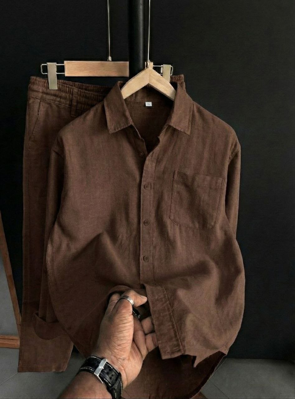 Royal Linen Top & Bottom Set