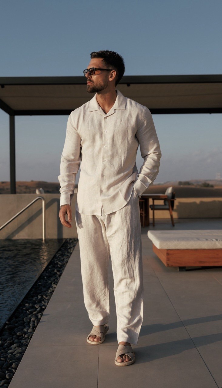 Premier Top & Bottom Set Of Linen, Luxury And Style