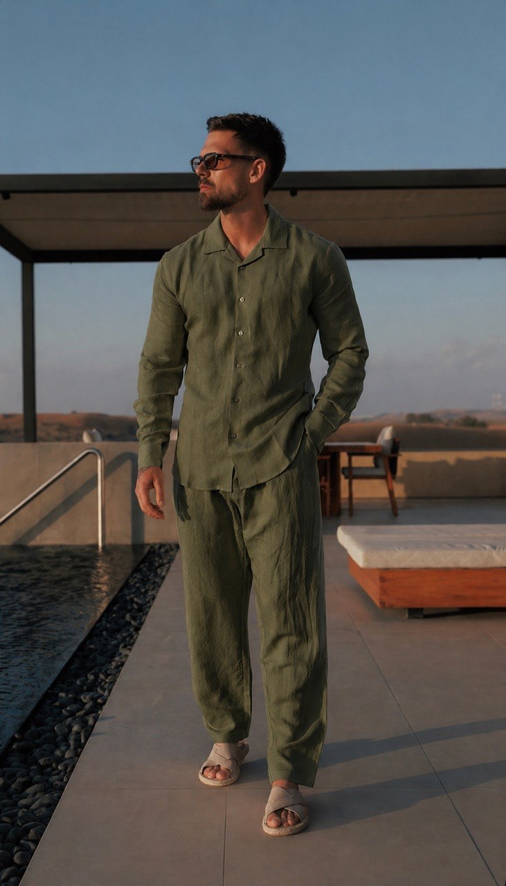 Premier Top & Bottom Set Of Linen, Luxury And Style